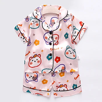 Pyjama Bébé et Enfant « Satin des Petits Rêves » – Été Mixte