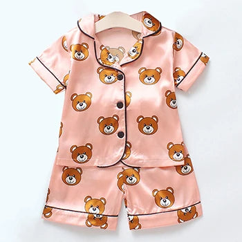 Pyjama Bébé et Enfant « Satin des Petits Rêves » – Été Mixte