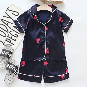Pyjama Bébé et Enfant « Satin des Petits Rêves » – Été Mixte