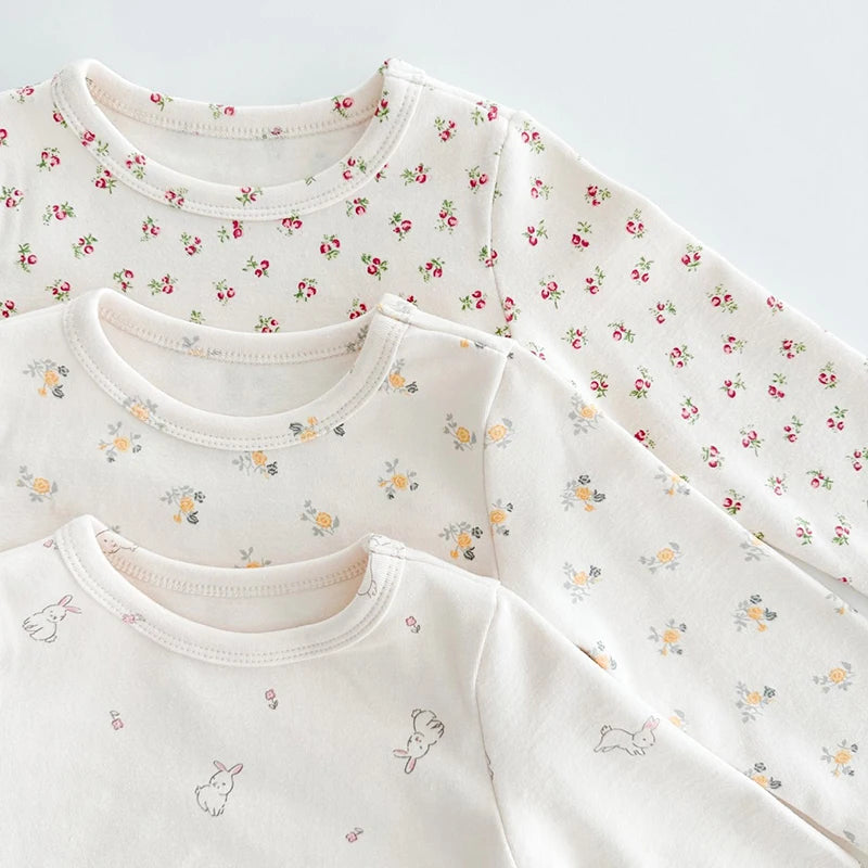 Pyjama Enfant et Bébé “Lapinou Doux” – Ensemble 2 Pièces en Maille de Coton Respirant, 12 Mois - 6 ans pour Fille et Garçon