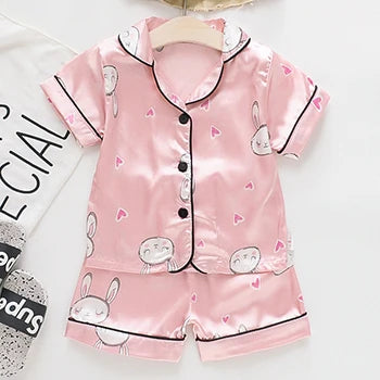Pyjama Bébé et Enfant « Satin des Petits Rêves » – Été Mixte