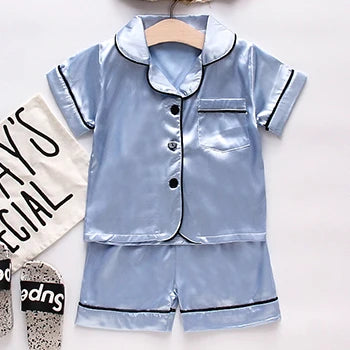 Pyjama Bébé et Enfant « Satin des Petits Rêves » – Été Mixte