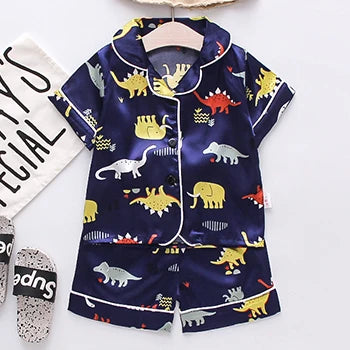Pyjama Bébé et Enfant « Satin des Petits Rêves » – Été Mixte
