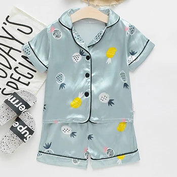 Pyjama Bébé et Enfant « Satin des Petits Rêves » – Été Mixte
