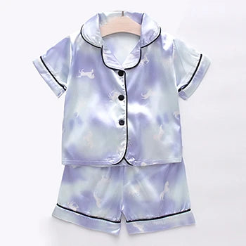 Pyjama Bébé et Enfant « Satin des Petits Rêves » – Été Mixte