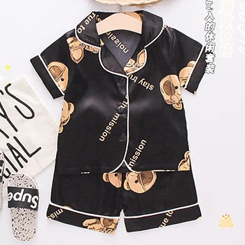 Pyjama Bébé et Enfant « Satin des Petits Rêves » – Été Mixte