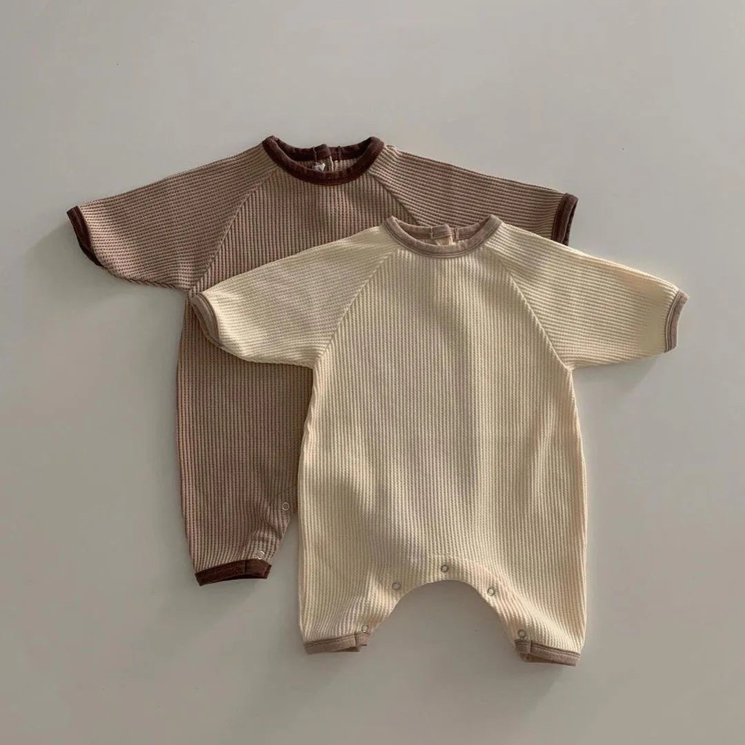 Pyjama Bébé Barboteuse en Maille Douce – Combinaison Respirante Demi-Saison