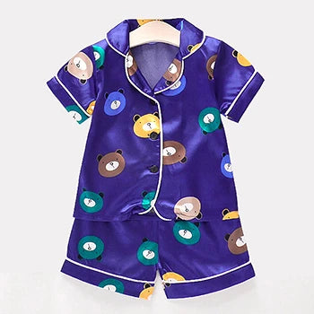 Pyjama Bébé et Enfant « Satin des Petits Rêves » – Été Mixte