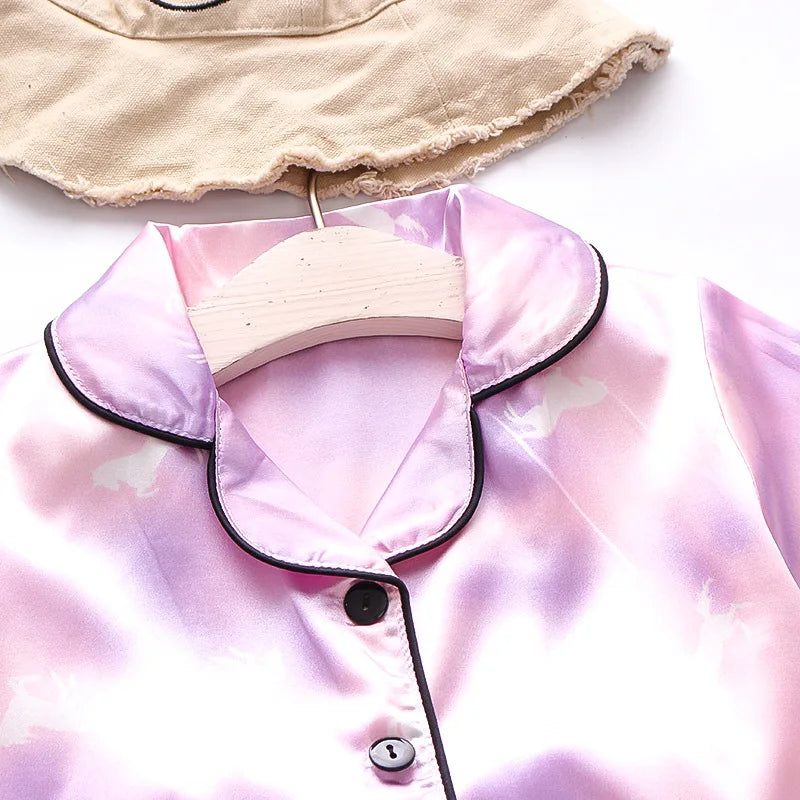 Pyjama Bébé et Enfant « Satin des Petits Rêves » – Été Mixte