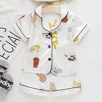 Pyjama Bébé et Enfant « Satin des Petits Rêves » – Été Mixte
