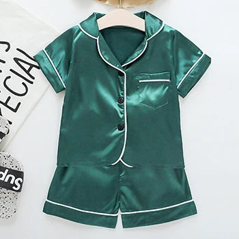 Pyjama Bébé et Enfant « Satin des Petits Rêves » – Été Mixte