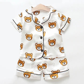 Pyjama Bébé et Enfant « Satin des Petits Rêves » – Été Mixte
