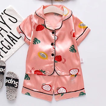 Pyjama Bébé et Enfant « Satin des Petits Rêves » – Été Mixte