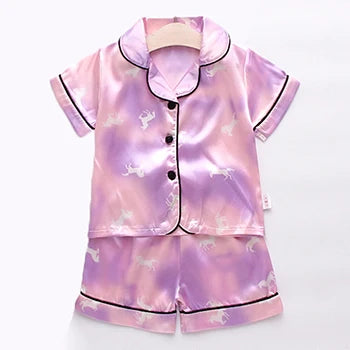 Pyjama Bébé et Enfant « Satin des Petits Rêves » – Été Mixte