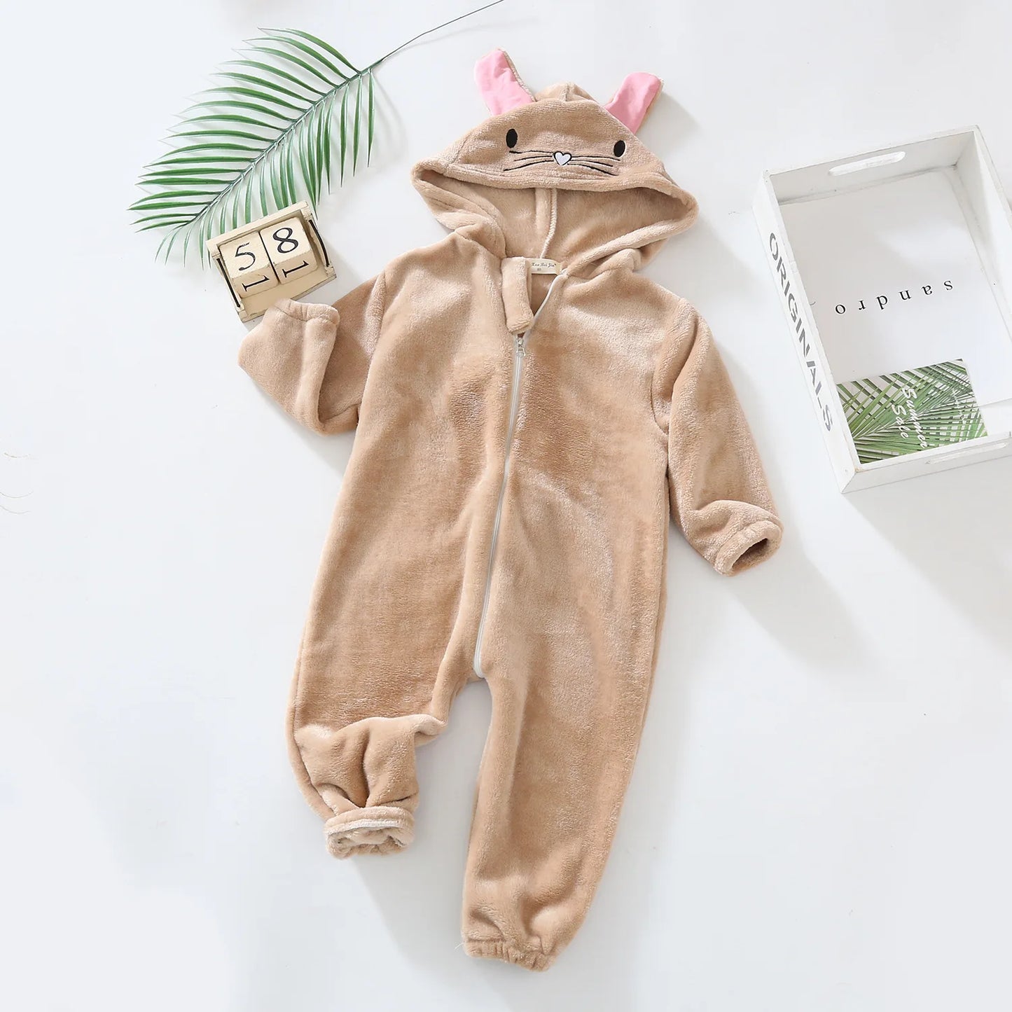 Pyjama Bébé et Enfant “Zip” – Combinaison en Coton à Fermeture Éclair, Manches Longues