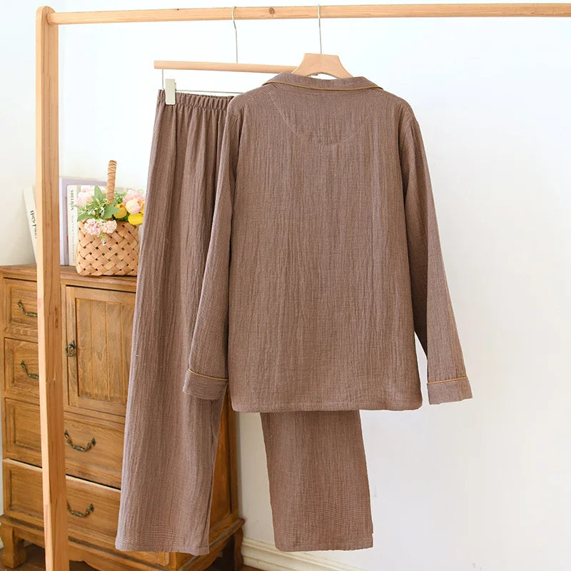 Pyjama Femme “Cocoon L’Essentiel Nuit” – Ensemble 2 Pièces en Coton Doux