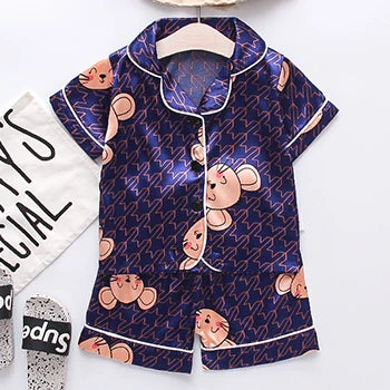 Pyjama Bébé et Enfant « Satin des Petits Rêves » – Été Mixte