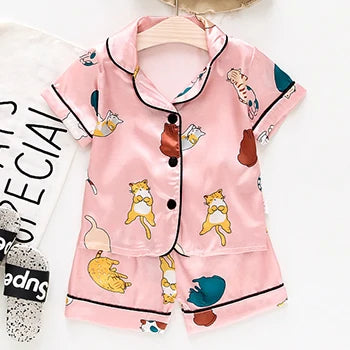 Pyjama Bébé et Enfant « Satin des Petits Rêves » – Été Mixte