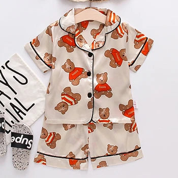 Pyjama Bébé et Enfant « Satin des Petits Rêves » – Été Mixte