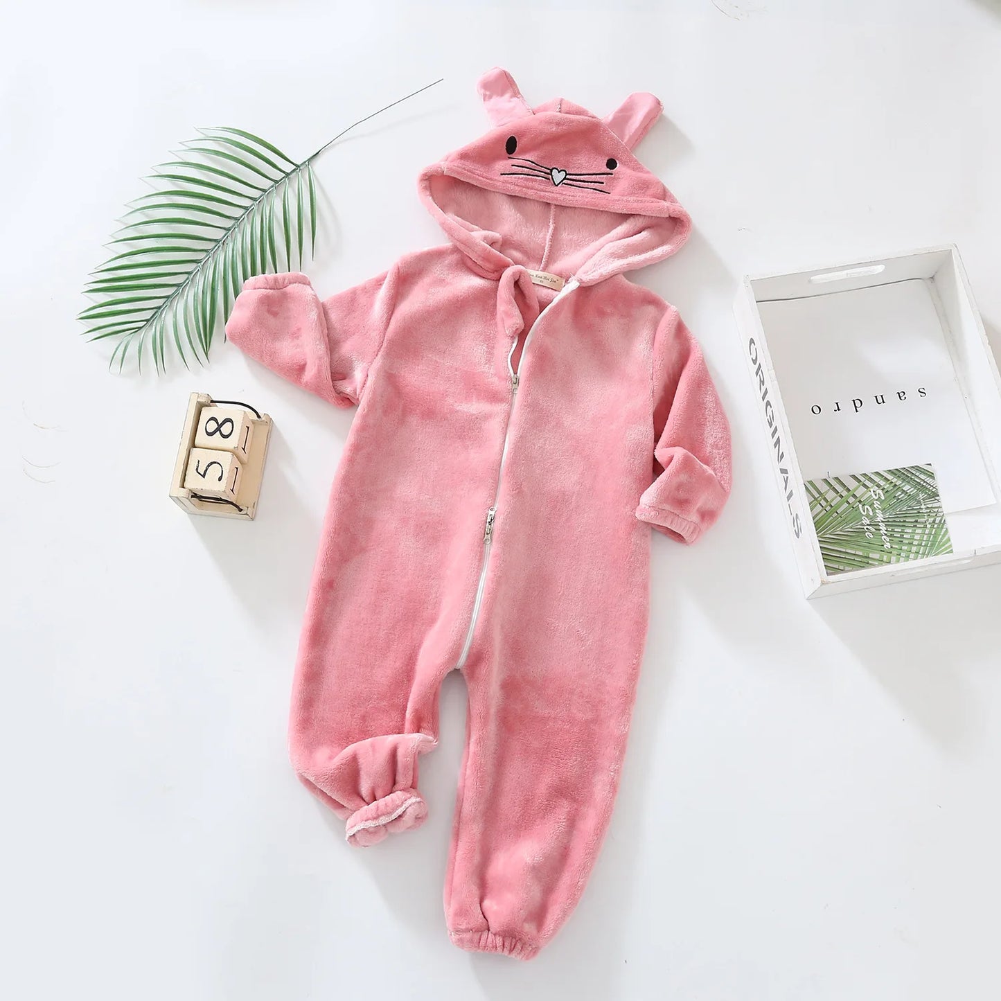 Pyjama Bébé et Enfant “Zip” – Combinaison en Coton à Fermeture Éclair, Manches Longues