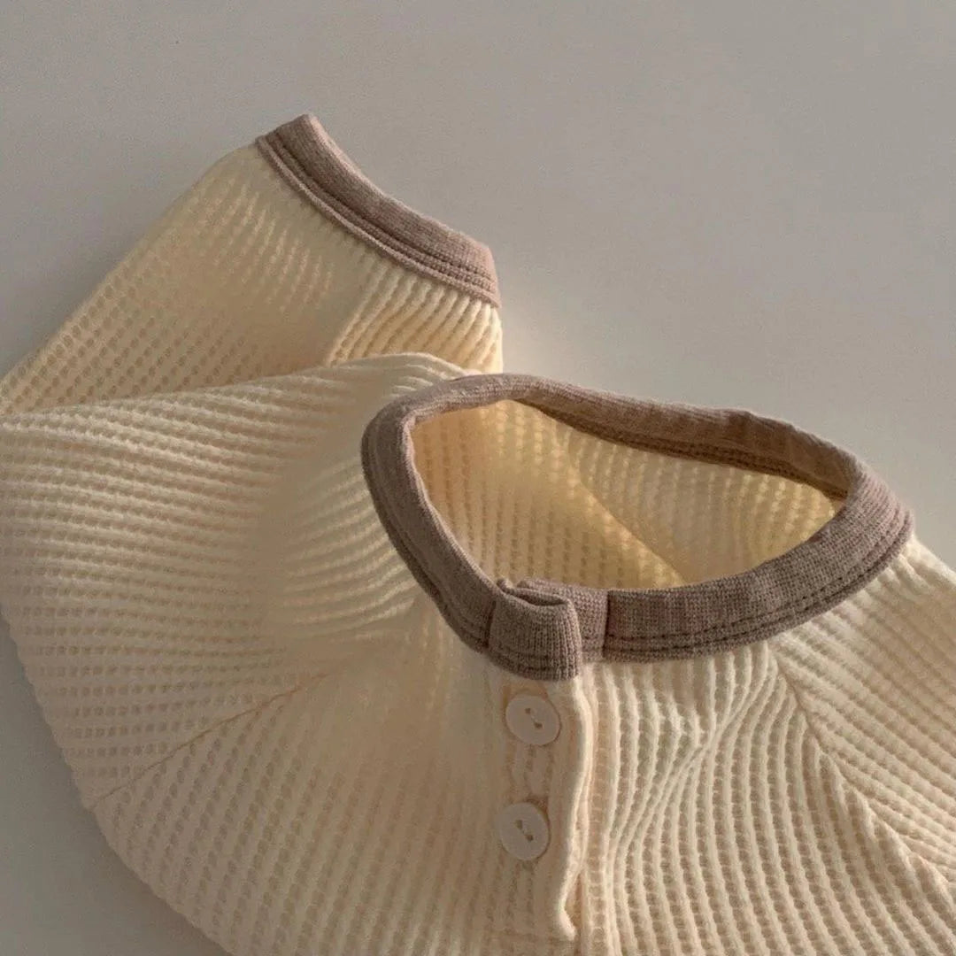 Pyjama Bébé Barboteuse en Maille Douce – Combinaison Respirante Demi-Saison