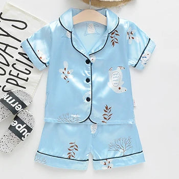 Pyjama Bébé et Enfant « Satin des Petits Rêves » – Été Mixte