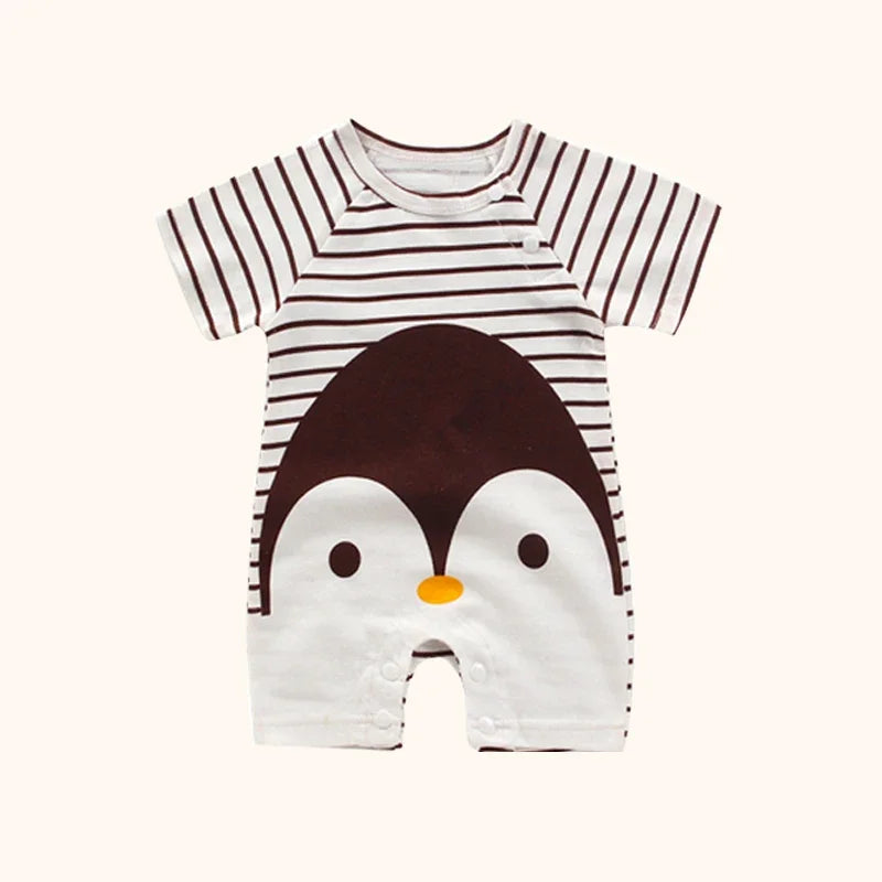 Pyjama Bébé Été “Clé du Ciel” – Barboteuse en Coton Doux Nouveau Né à 18 Mois
