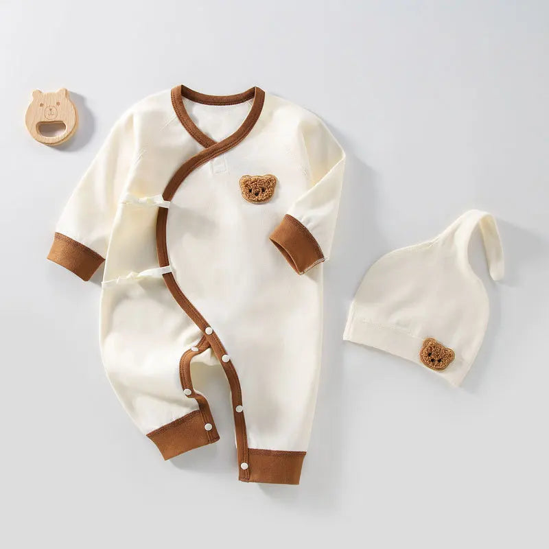 Pyjama Bébé Coton Doux – Grenouillère Unisexe Nuit Paisible
