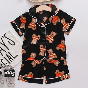 Pyjama Bébé et Enfant « Satin des Petits Rêves » – Été Mixte