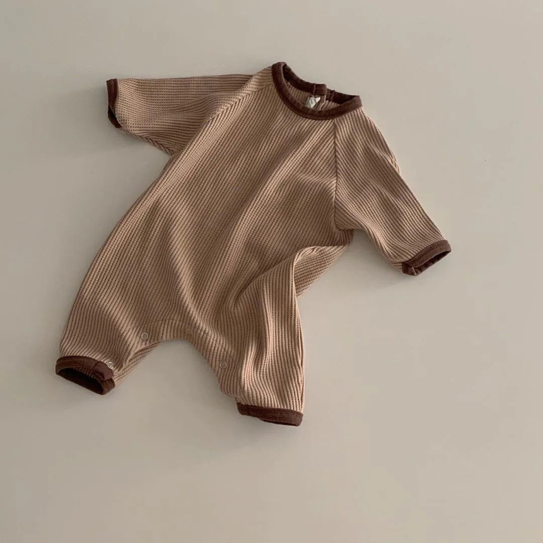 Pyjama Bébé Barboteuse en Maille Douce – Combinaison Respirante Demi-Saison