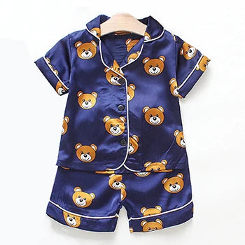 Pyjama Bébé et Enfant « Satin des Petits Rêves » – Été Mixte