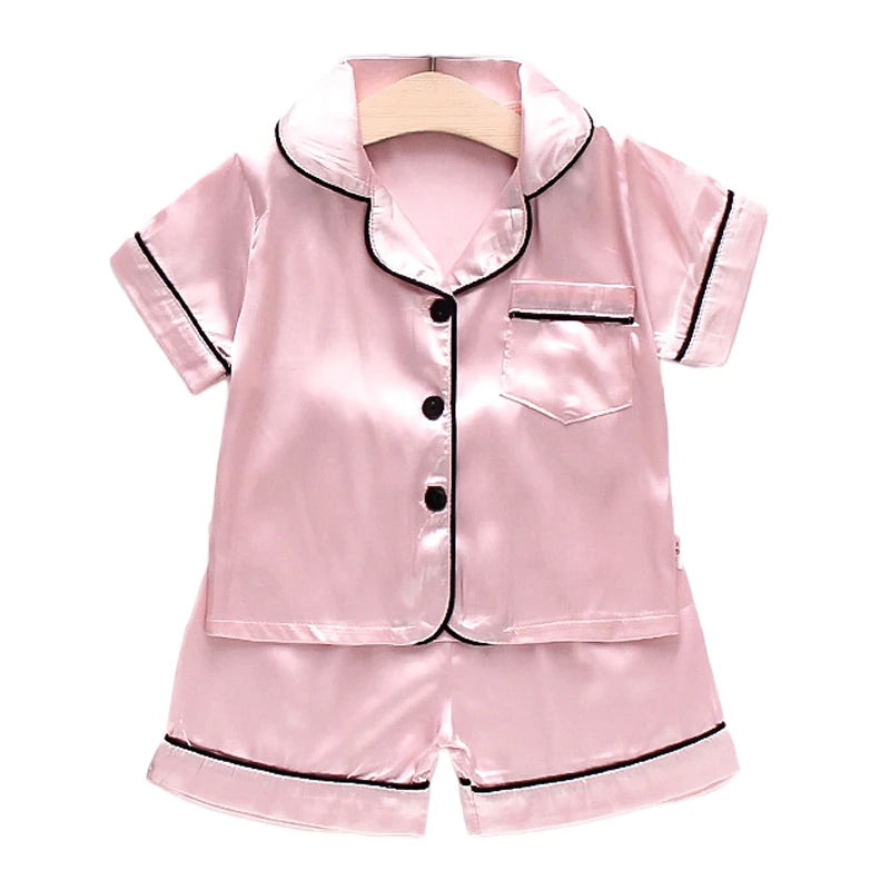 Pyjama Bébé et Enfant « Satin des Petits Rêves » – Été Mixte