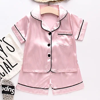 Pyjama Bébé et Enfant « Satin des Petits Rêves » – Été Mixte