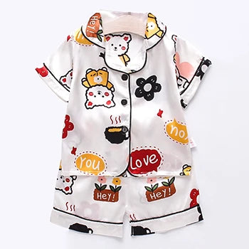 Pyjama Bébé et Enfant « Satin des Petits Rêves » – Été Mixte