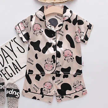 Pyjama Bébé et Enfant « Satin des Petits Rêves » – Été Mixte