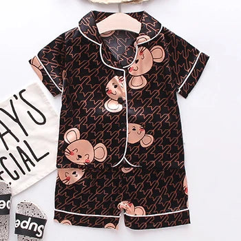 Pyjama Bébé et Enfant « Satin des Petits Rêves » – Été Mixte