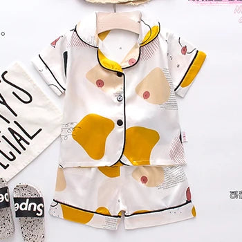 Pyjama Bébé et Enfant « Satin des Petits Rêves » – Été Mixte