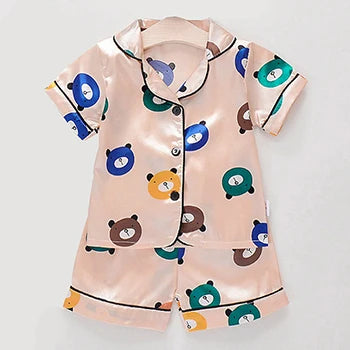 Pyjama Bébé et Enfant « Satin des Petits Rêves » – Été Mixte