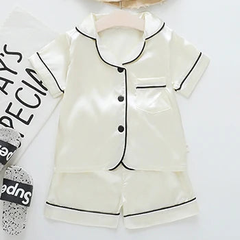 Pyjama Bébé et Enfant « Satin des Petits Rêves » – Été Mixte