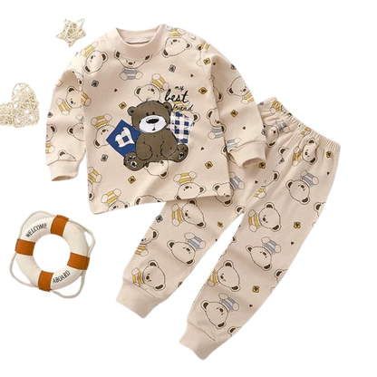 Pyjama Bébé & Enfant “Petits Rêves” – Ensemble Coton Doux Motifs Imprimés