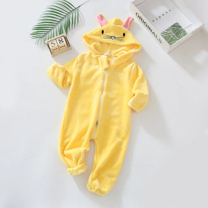 Pyjama Bébé et Enfant “Zip” – Combinaison en Coton à Fermeture Éclair, Manches Longues