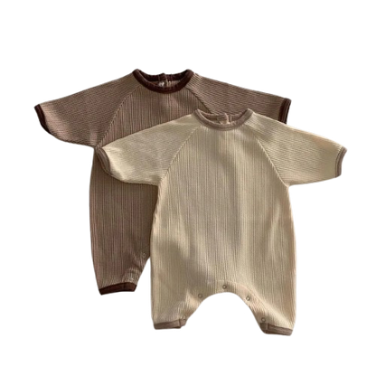 Pyjama Bébé Barboteuse en Maille Douce – Combinaison Respirante Demi-Saison