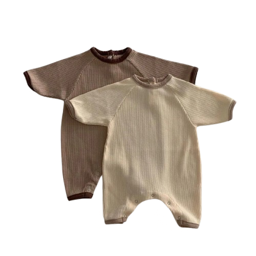 Pyjama Bébé Barboteuse en Maille Douce – Combinaison Respirante Demi-Saison