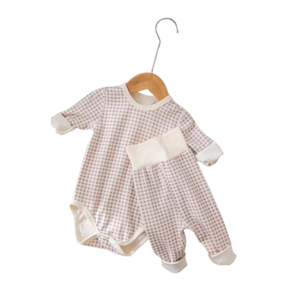 Pyjama Bébé en Coton Peigné – Grenouillère Unisexe Automne Hiver 0-24 mois