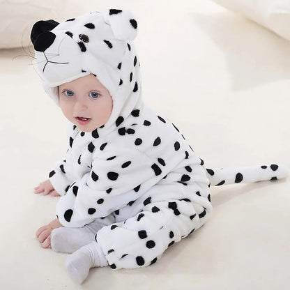 Pyjama Bébé & Enfant Polaire Hiver – Licorne, Loup, Dino & Animaux, Combinaison Chaude
