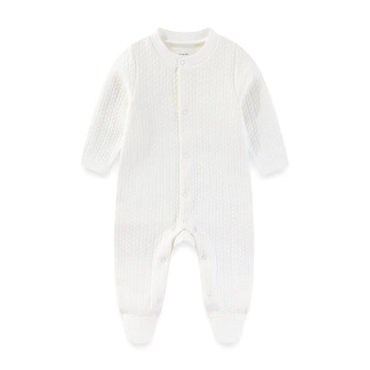 Pyjama Bébé Hiver Maille Tricot – Grenouillère Coton Chaud 6-24 Mois
