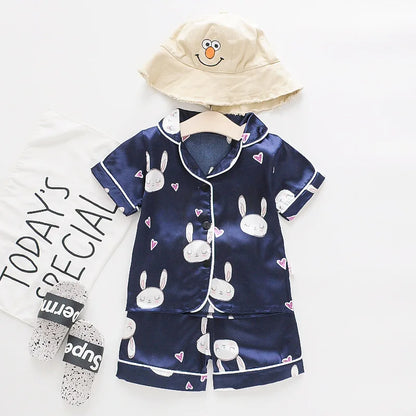 Pyjama Bébé et Enfant « Satin des Petits Rêves » – Été Mixte