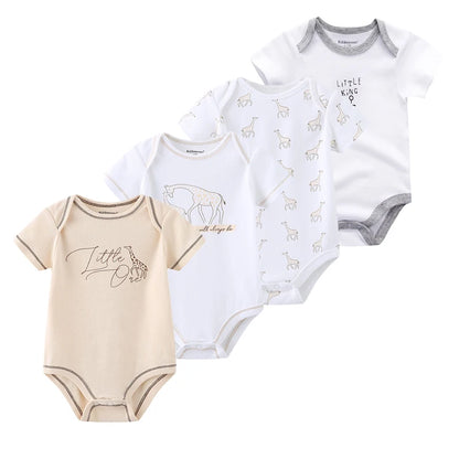 Pyjama Bébé “Pack Brisé” – Lot de 4 Pyjamas en Coton Doux