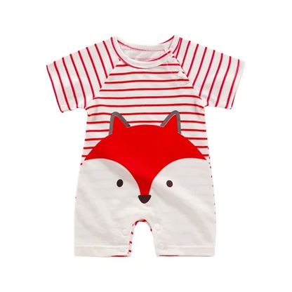 Pyjama Bébé Été “Clé du Ciel” – Barboteuse en Coton Doux Nouveau Né à 18 Mois