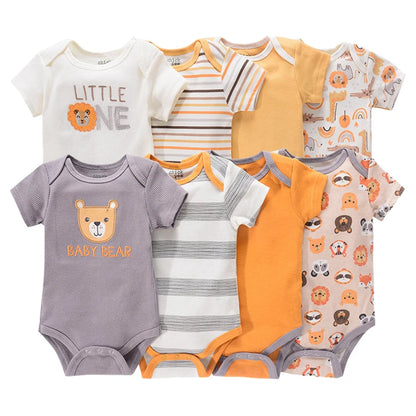 Pyjama Bébé “Pack Brisé” – Lot de 4 Pyjamas en Coton Doux